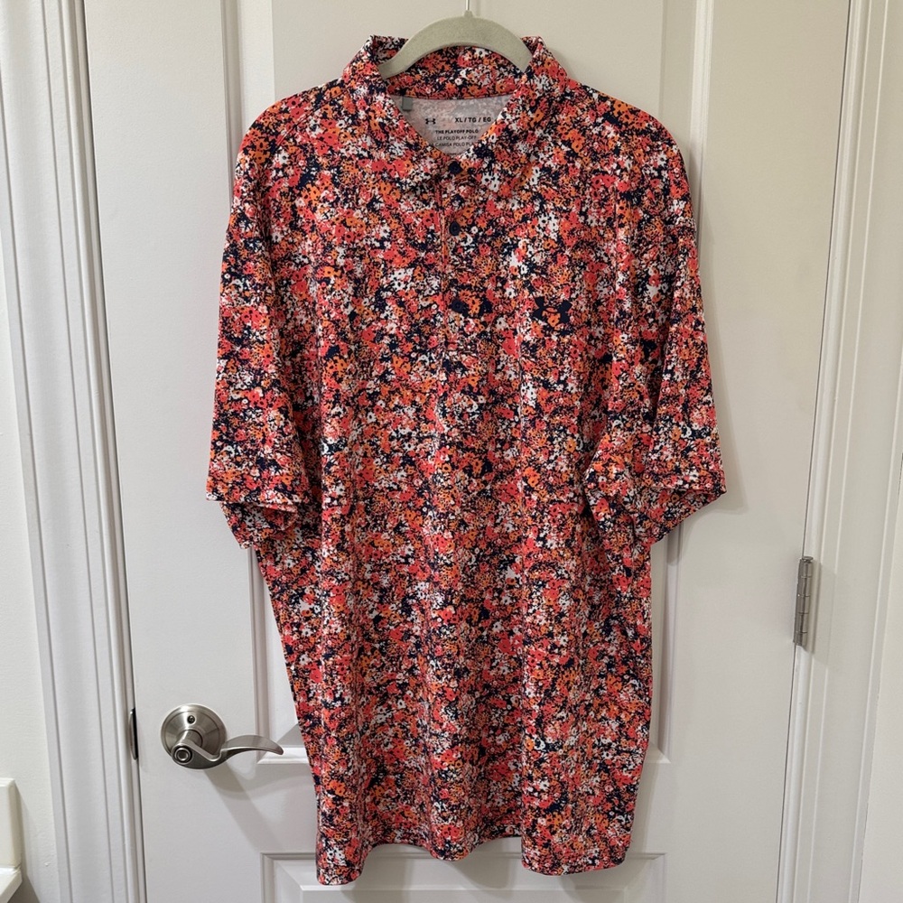 Under Armour Multicolor Floral Men's Playoff Polo